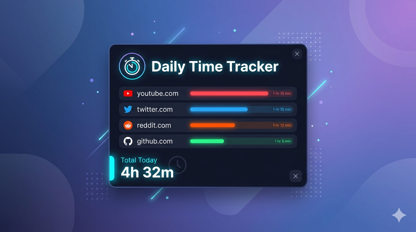 Daily Time Tracker - Productivity tool for tracking daily activities by Ravindra